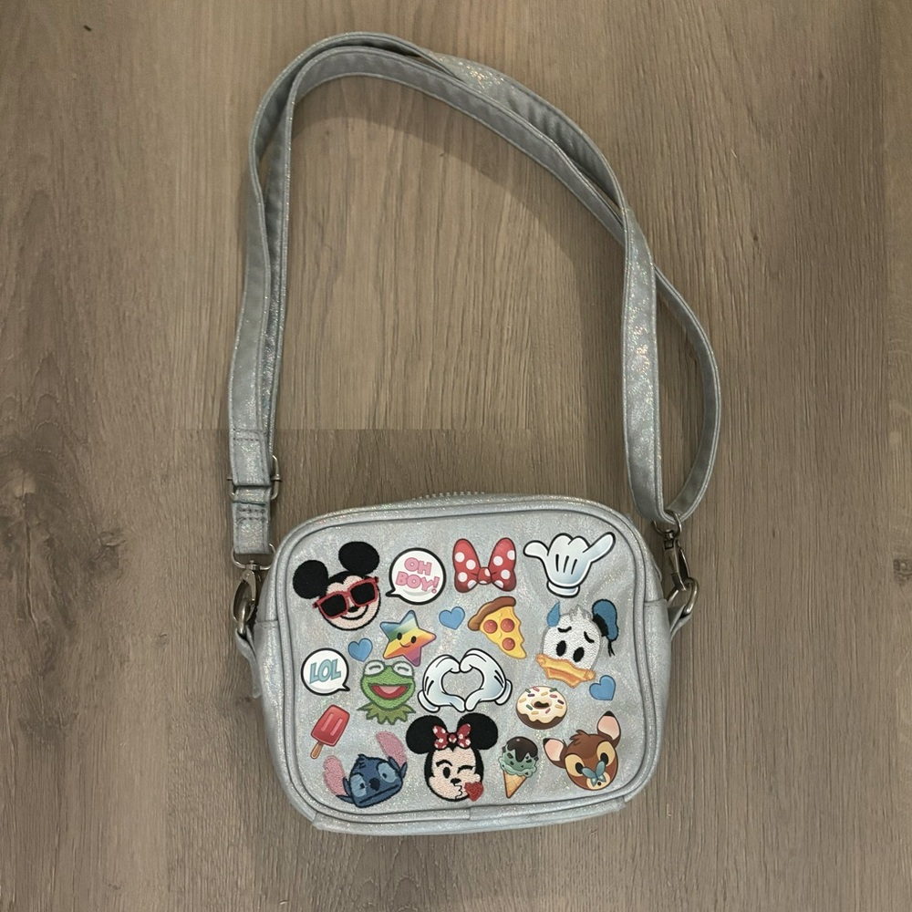 Embroidered Disney Crossbody Bag